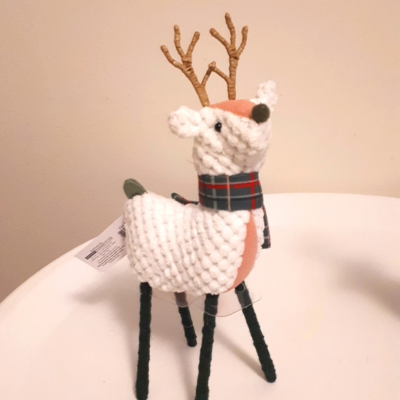 Set of 3 Holiday decoration fabric deer - Picture 8 of 8